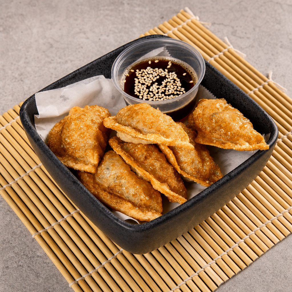 Fried Mandoo (Dumplings).