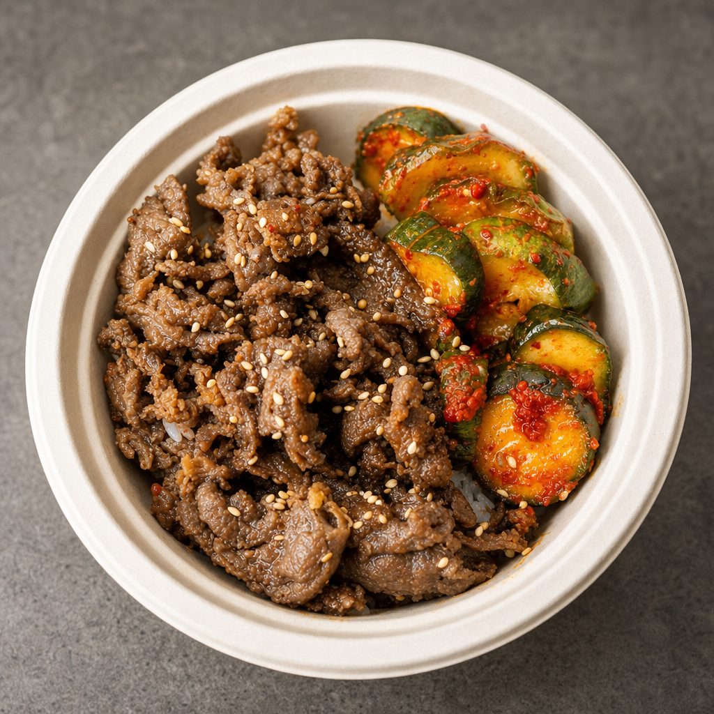 BBQ Beef Bulgogi Bowl.