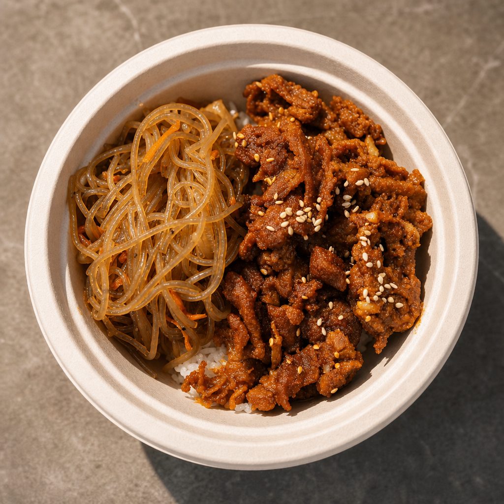 Spicy Pork Bowl.